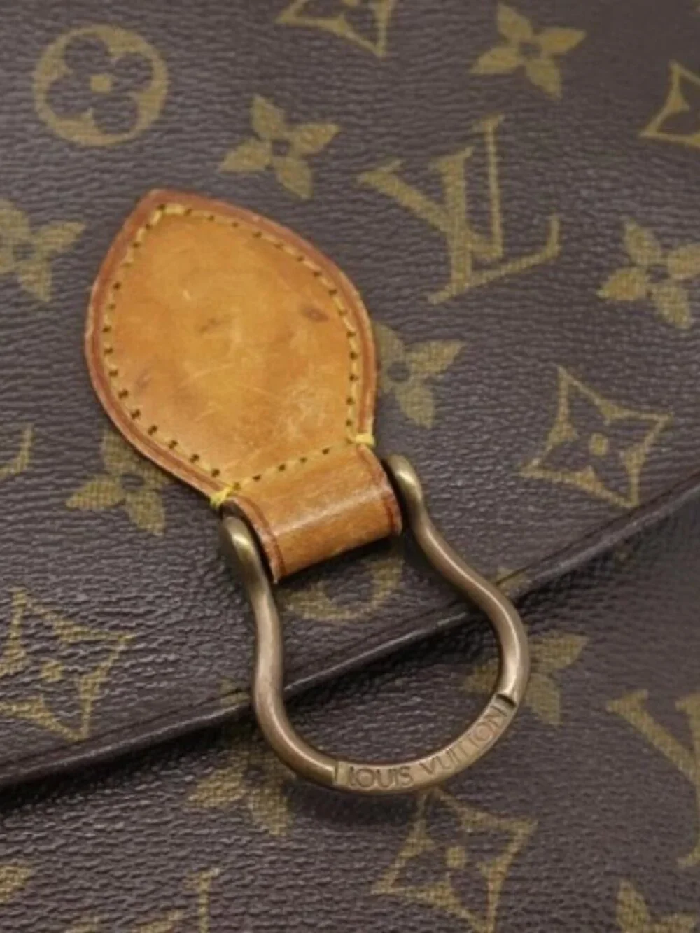 LOUIS VUITTON Monogram Saint Cloud MM Shoulder Bag M51243 LV Auth ki6686